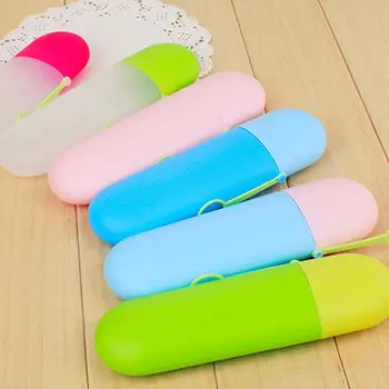 

Portable Travel Toothbrush Storage Box Protective Cover Camping Travel Kit YH-460405