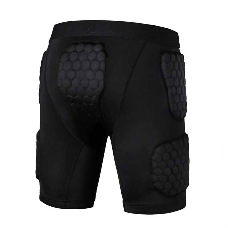 

2019 Safety Honeycomb Tight Fitness Anti Collision Shorts Basketball Sports Anti Compression Shorts Sportswear