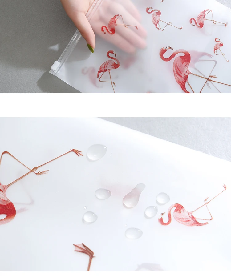 Soomile-Transparent-multi-purpose-waterproof-sealed-travel-bag-Flamingo-EVA-Travel-Organizer-Clothes-and-shoes-sorting-bags-NEW_10
