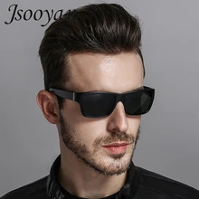 Jsooyan поляризационные солнцезащитные очки в стиле ретро модные мужские брендовые дизайнерские солнцезащитные очки пря