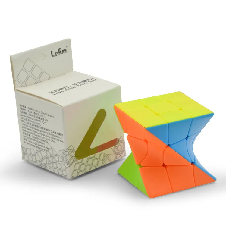 Lefun Twisty 3x3x3 магический куб Обучающие игрушки головоломки без наклеек вращающаяся