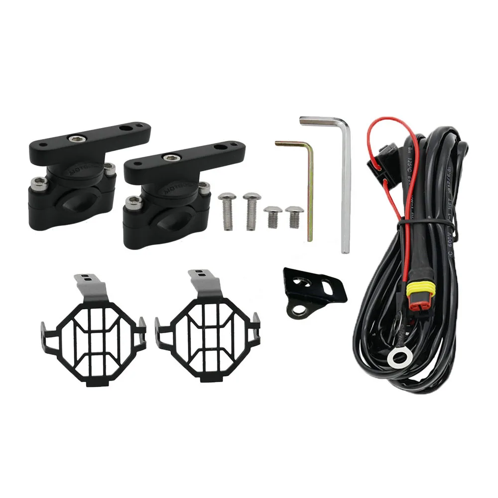  For BMW R1200GS F800 Front Brackets for Led Driving Lights R 1200 GS Adventure F700GS Motorcycle He - 32984420377