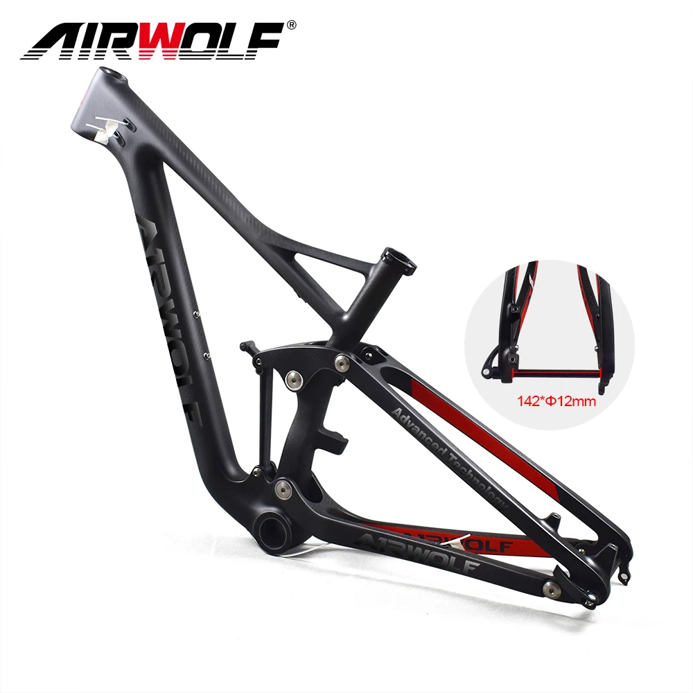 Airwolf полная подвеска bicicletas горный велосипед 29 с дисковым тормозом 160 мм Дорожный 122 мм эндуро рама для горного велосипеда 29er MTB рама