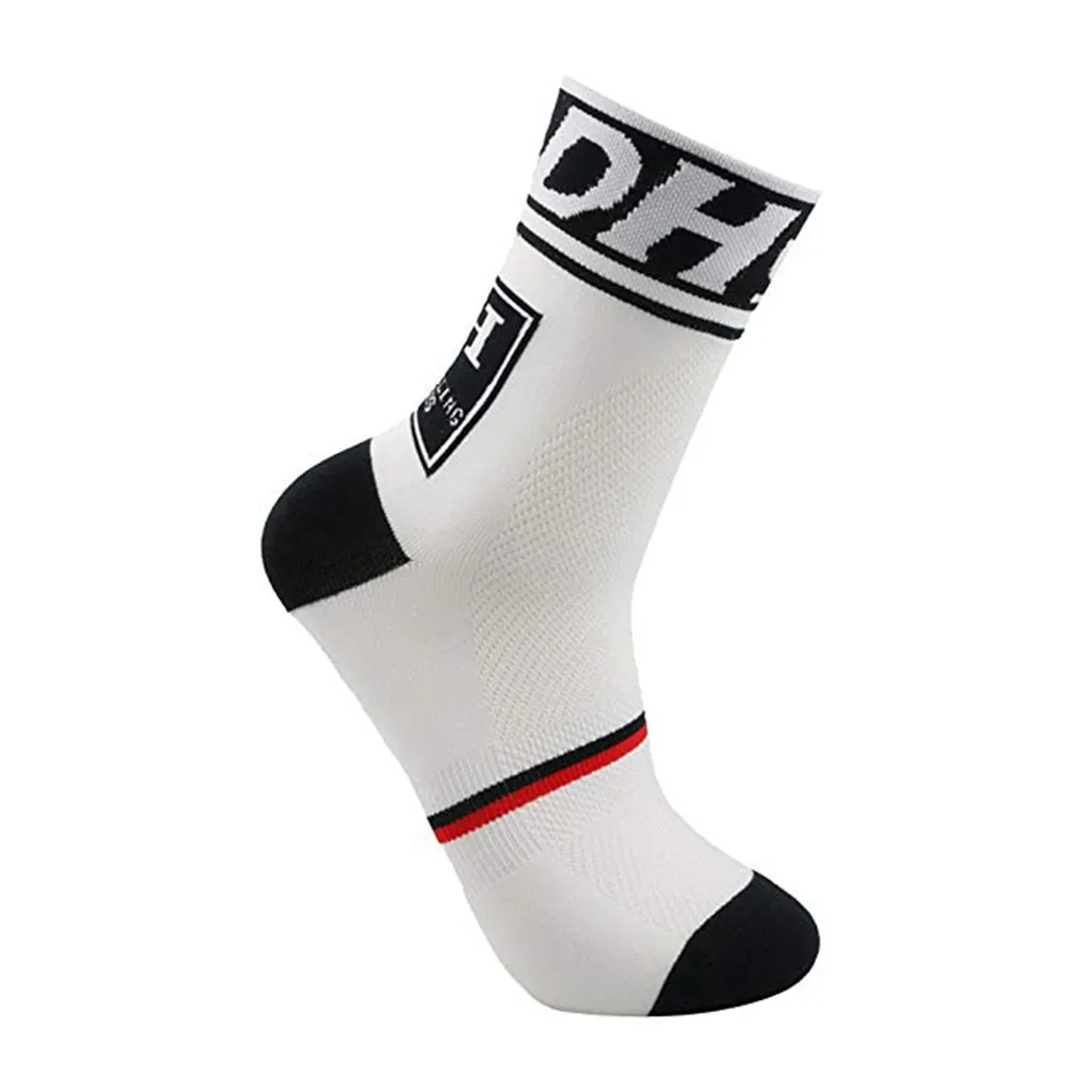 Дышащие спортивные носки шоссейные велосипедные носки противоскользящие уличные Компрессионные носки спортивные гоночные велосипедные носки# j8