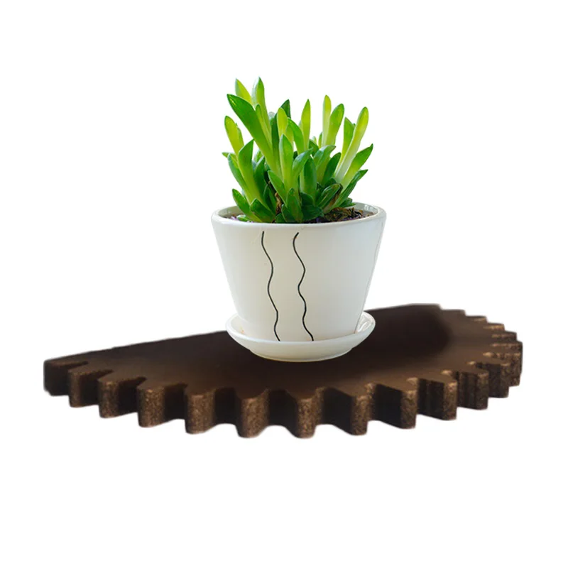 

Industrial Pipe Floating Wall Shelf Vintage Storage Bookcase Shelving Unit Gear