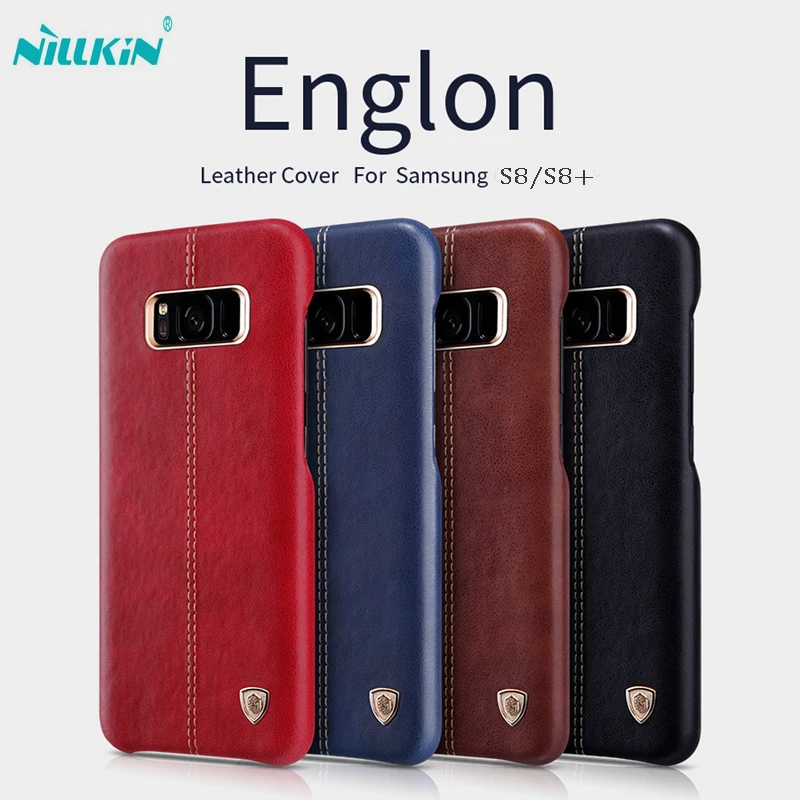 imágenes para Para samsung galaxy s8 plus case cubierta original nillkin englon series pu cubierta de cuero de case para galaxy s8 teléfono de nuevo Shell imágenes para Para samsung galaxy s8 plus case cubierta original nillkin englon series pu cubierta de cuero de case para galaxy s8 teléfono de nuevo Shell