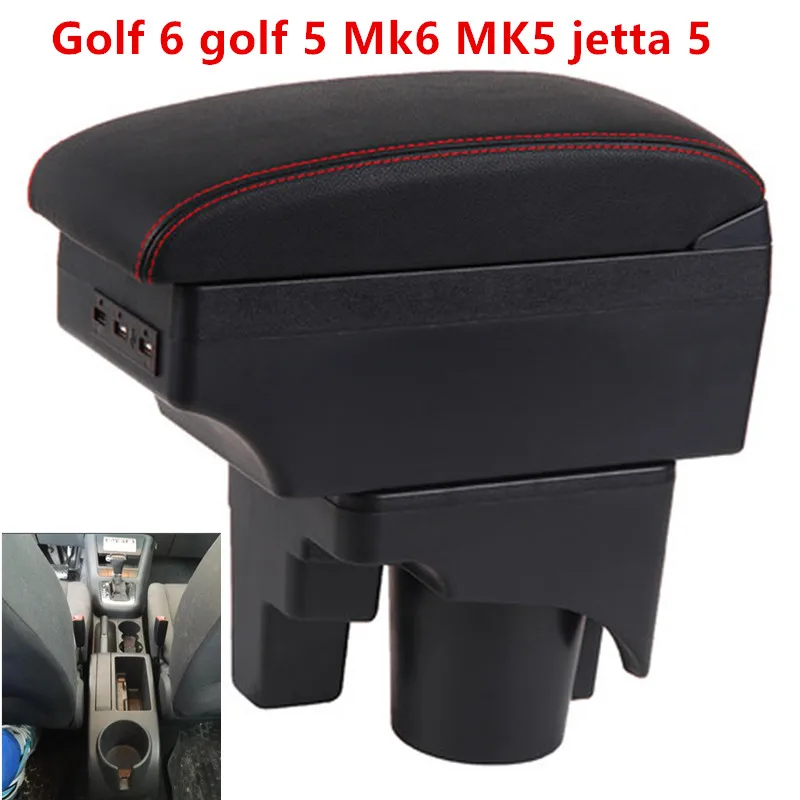 Для VW golf 6 golf 5 Mk6 MK5 jetta 5 подлокотник коробка USB