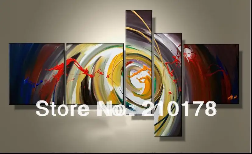 

hand painted oil painting MODERN ABSTRACT HUGE WALL ART OIL PAINTING XD5-110
