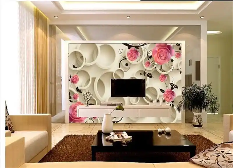 3d Papel Tapiz Para Habitacion Mural Personalizado No Tejida