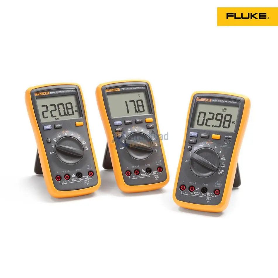Новый обновленный Цифровой мультиметр FLUKE 15B + F15B от 100 мкФ Ф до 1000 большой ЖК