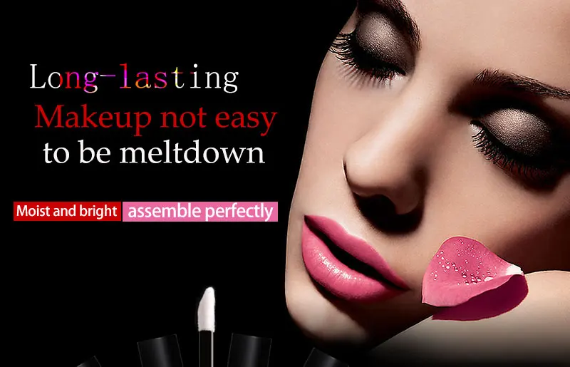 2017 QiBest Lip Color Make Up Waterproof Lip Gloss Tattoo Long Lasting Pigment Red Nude Velvet Matte Lipstick Liquid Makeup Lot (2)