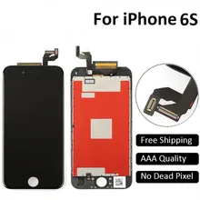 Screen For Apple iPhone 6S 100% Test LCD Touch Display Digitizer Assembly Replacement with bezel frame 4.7″ Free Ship 3pcs/lot
