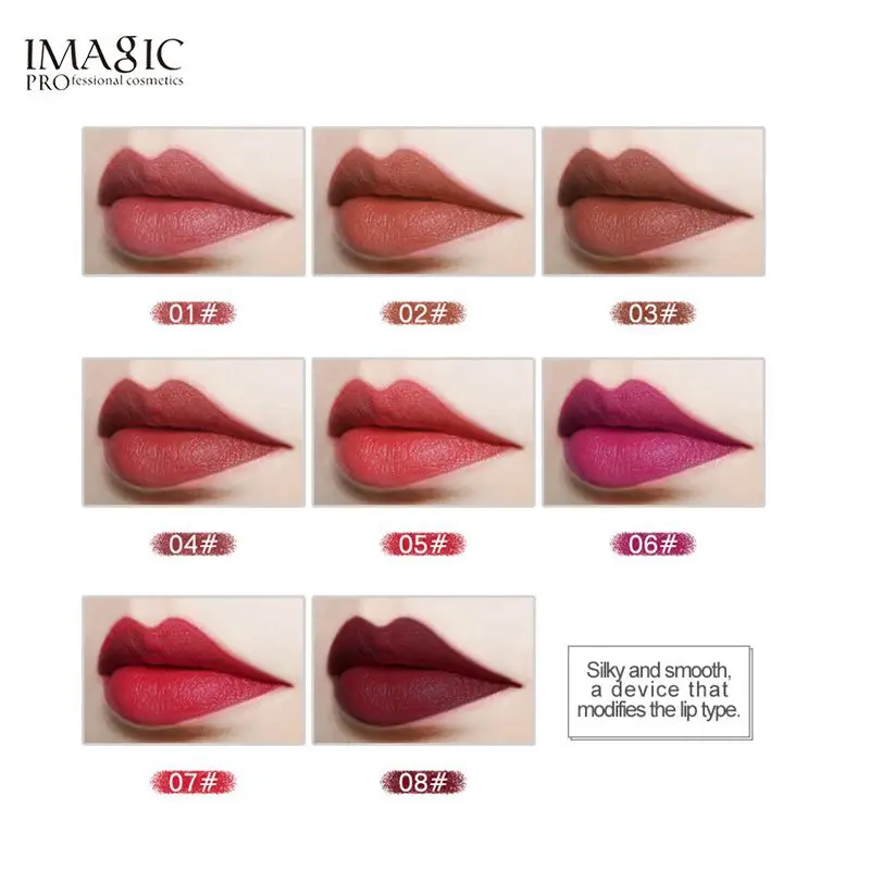 Imagic/для губ лайнер Матовая Помада Лайнер 8 цветов пикантные Matte Lip стикер