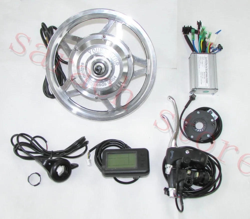 36V 250W front whole wheel motor, Electric bike motor ,brushless gear hub motor with LCD