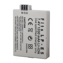 1200Mah LP-E5 Digital Camera Battery For Canon EOS 450D 500D 1000D Kiss X3 Kiss F Rebel Xsi
