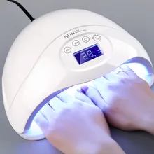 48 Вт УФ светодиодный лампа Сушилка для ногтей фототерапия ногти на руках, ногти на ногах гель лак для ногтей отверждения лампы профессиональный маникюр, педикюр машина