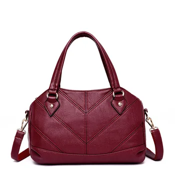 

High Quality Women's Genuine Leather Handbags Fashion Patchwork Women Bags Women Messenger Bags Shoulder Bag Bolsas Feminina