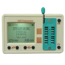Автономный автоматический программатор USB высокоскоростной программатор EEPROM FLASH AVR STM32 STM8 Высокая точность английская версия для тестирования чипов