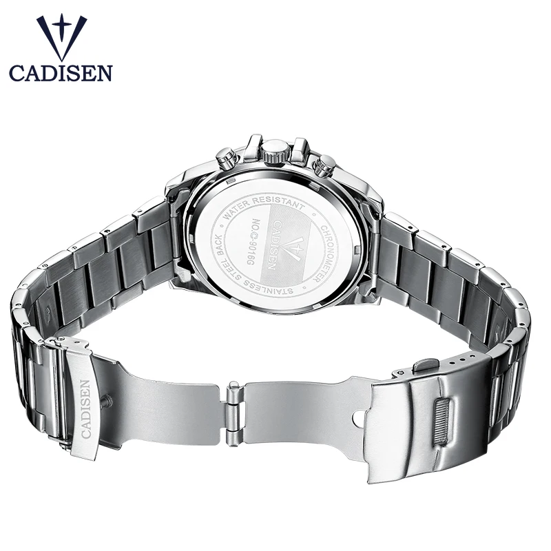 Günstig CADISEN 2019 Uhr Männer Top Luxus Military Armee Sport Casual Wasserdichte Herren Uhren Quarz Edelstahl Armbanduhr
