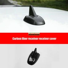 FIT For Maserati Levante 2016 2017 Carbon Fiber Radio Roof Antenna Cover Cap Trim Decoration car Accessories automobiles styling FIT For Maserati Levante 2016 2017 Carbon Fiber Radio Roof Antenna Cover Cap Trim Decoration car Accessories automobiles styling