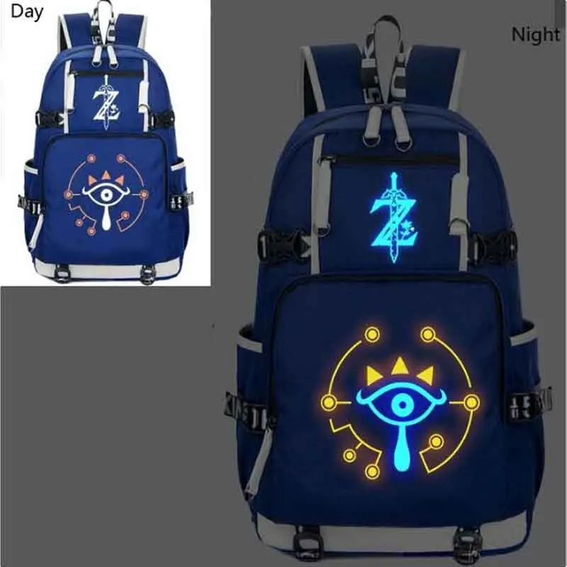 

Game Legend of Zelda noctilucous backpack student school bag Notebook backpack Leisure Daily backpack