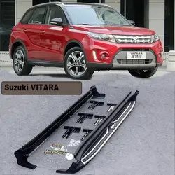 Для Suzuki Vitara 2016.2017 автомобилей Бег Панели Авто шаг в сторону Бар Педали для автомобиля Высокое качество Фирменная Новинка Европейский Стиль