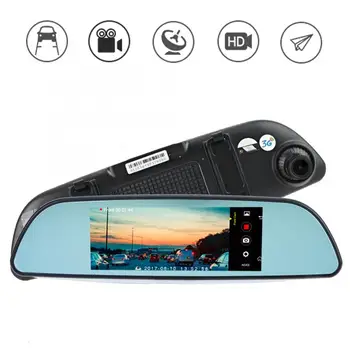 

6.5" 1080P Dual Lens Car DVR Camera 3G GPS G-sensor Auto Rearview Mirror Video Recorder car accessories