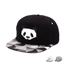 Модная весенне-летняя кепка для любителей бейсбола шапка "хип-хоп" мужская Милая панда Зебра резиновая hatsnapback плоская шляпа