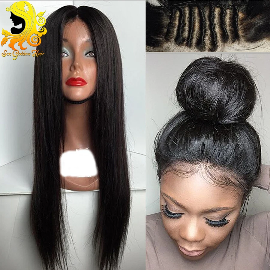 7A Silk Top Full Lace Wigs For Black Women Malaysian Silk Base Full