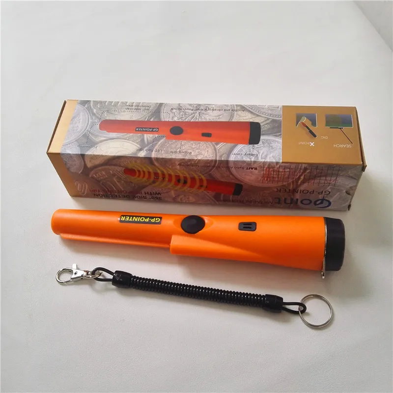 

Promotion Color Pro-Pointer Pinpointing Metal Detector Pointer Handheld Portable Gold Metal Detector Static Alarm with Bracelet