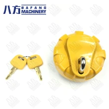 R55/60/150/210/215/225-7-9 Anti-theft excavator parts for Diesel Fuel Tank Cover Filter Screen digger parts centric parts 150 47045