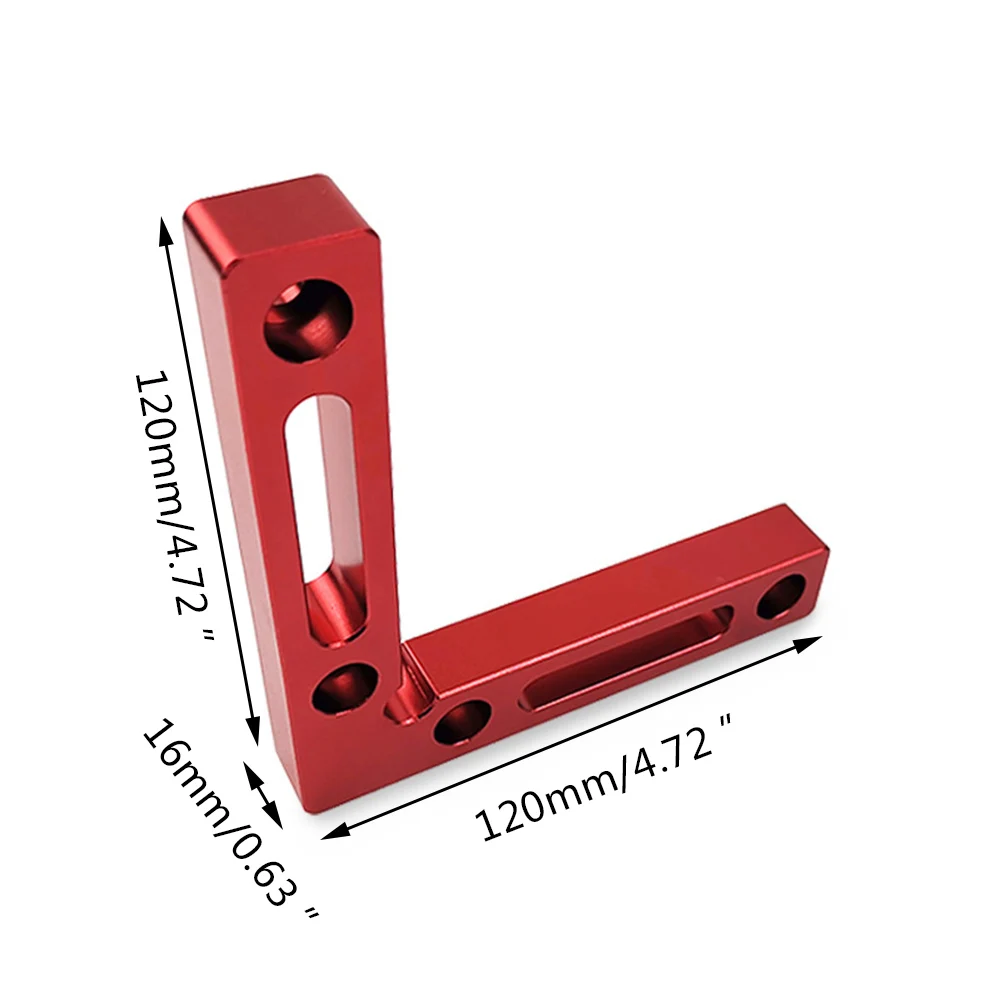 90 градусов блок позиционирования квадратов правый Раздвигающиеся зажимы деревообрабатывающие столярные инструменты 120x120 мм L квадратный алюминиевый сплав