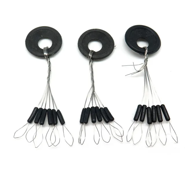 1 pack Cylinder fishing floats stopper rubber stopper fishing stopper