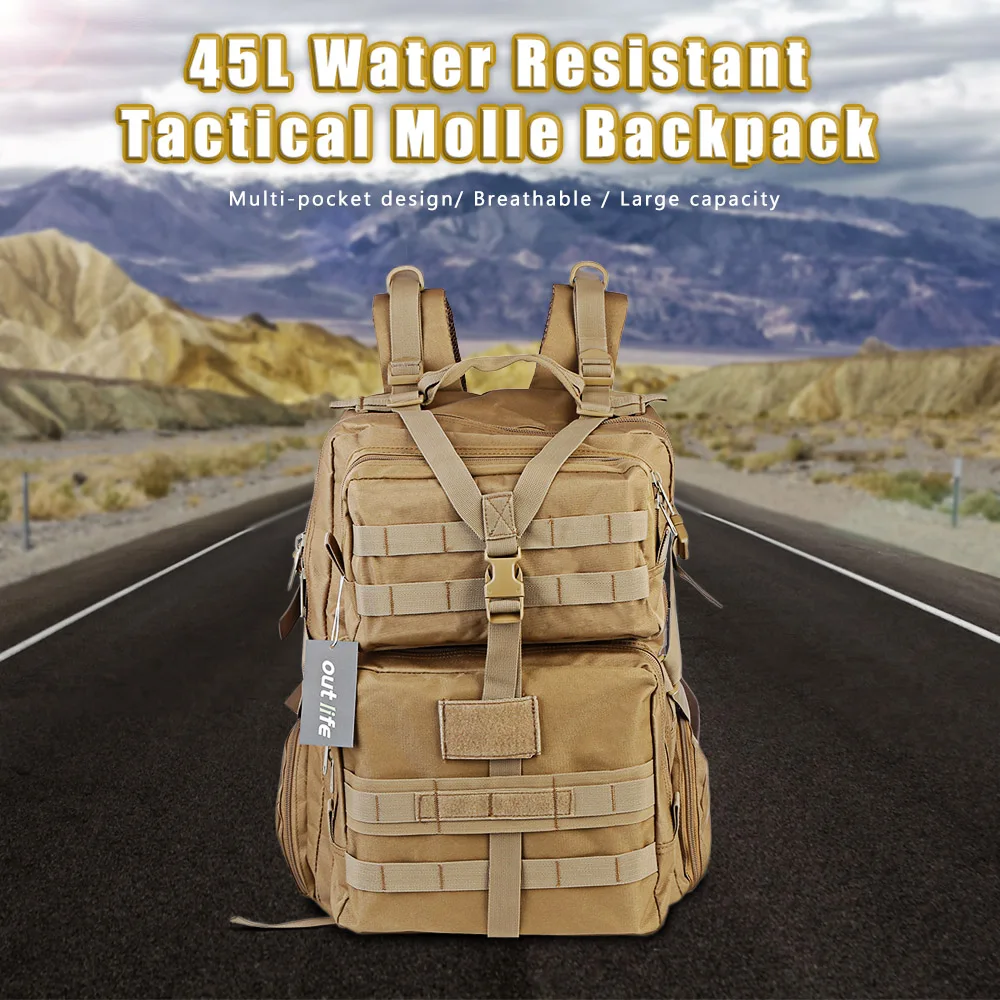 Outdoor Sports Tactical Hunting Backpack Camping Men's Waterproof Military Bag (9)