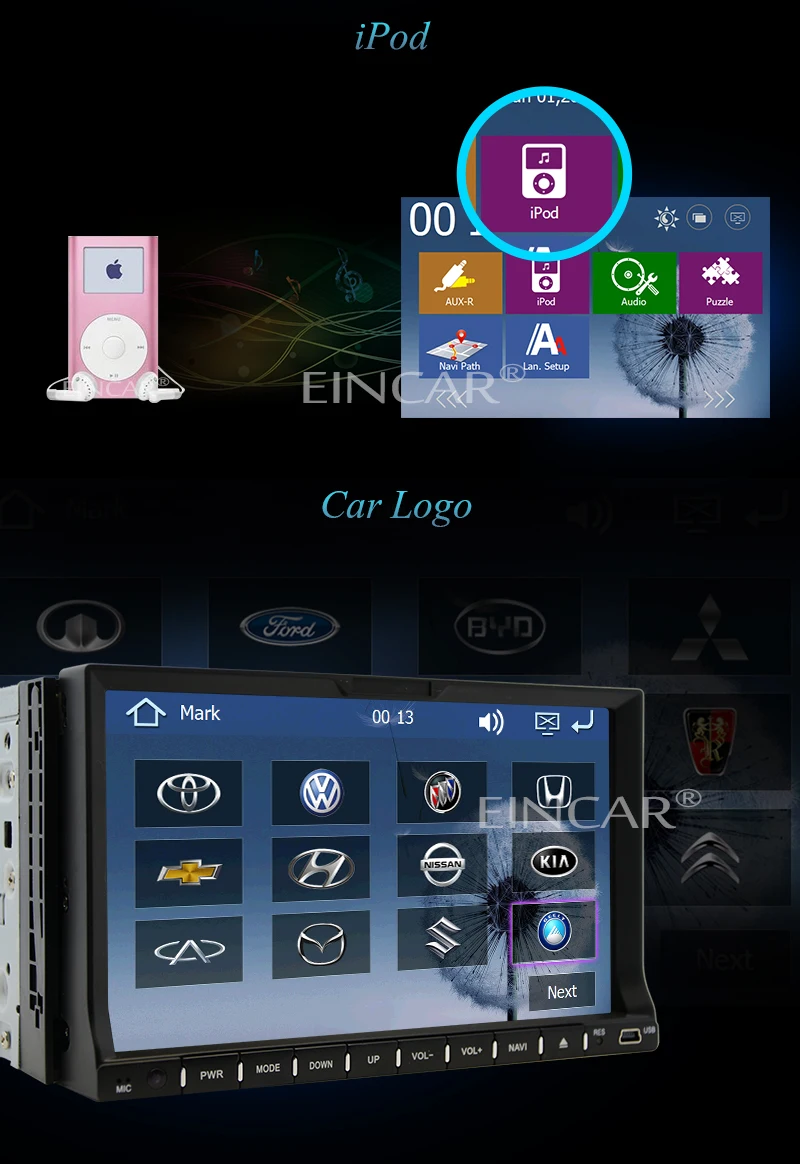 Top 7inch 2 Din Car DVD Player touch screen 2 Din GPS Car Stereo Navigation In Dash Bluetooth FM Radio Audio Steering Wheel free gps 24