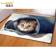HUGSIDEA мультипликационный Кот каваи дизайн ковры, коврики для гостиной ванная комната спальня Нескользящая входная дверь пол коврик Tapic салон