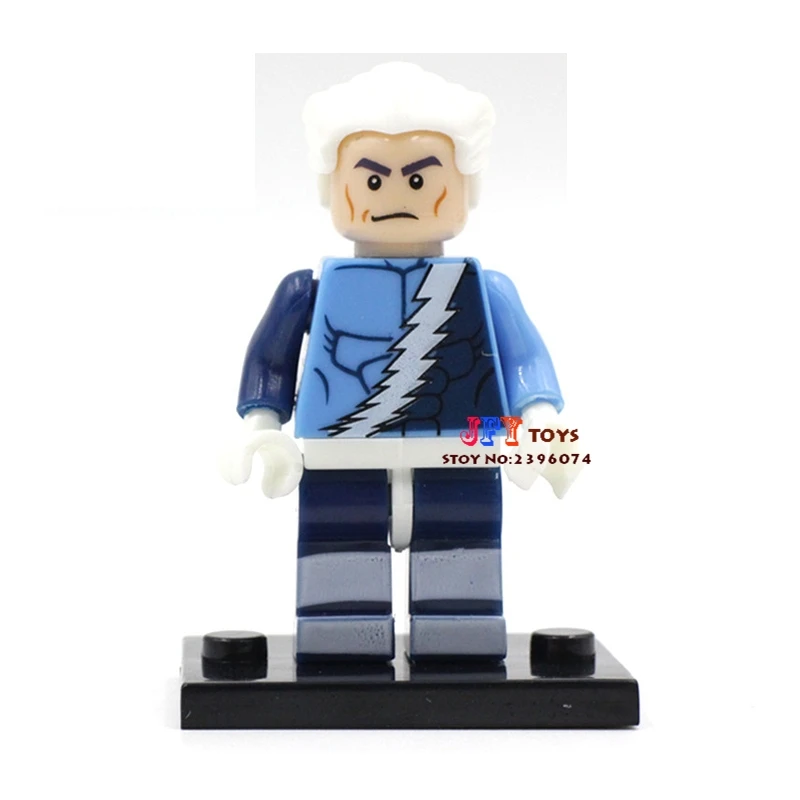 Одиночная распродажа Звездные войны супергерой marvel X-men Quicksilver SDCC строительные блоки Модель Кирпичи игрушки для детей brinquedos menino