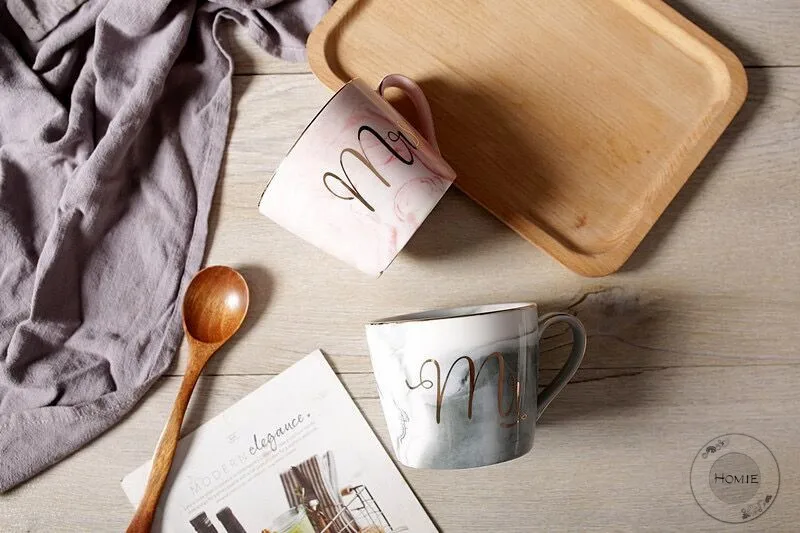 HOMIN Cute Flamingo Ceramics Coffee Mug Large Capacity 400ml Animal Mugs creative Drinkware Coffee Tea Cups Novelty Gifts milk cup15