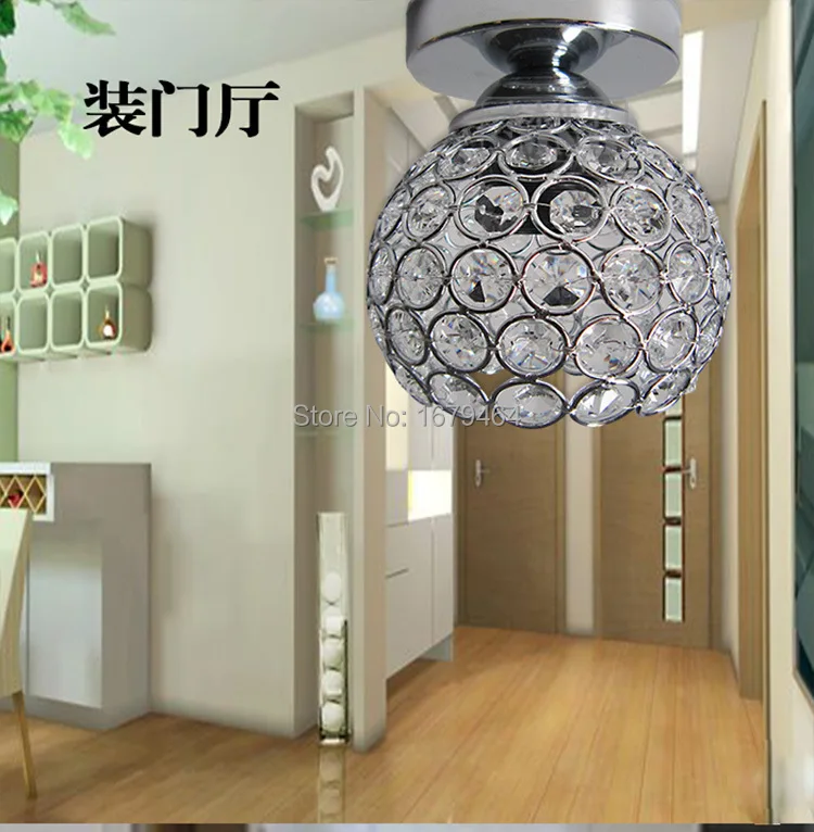 Светодиодный потолочный светильник высокого качества, современный дизайн, расписанный Кристалл K9, потолочный светильник для спальни, 1 светильник, 110-240 В, Прямая с фабрики