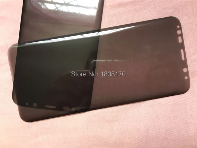 Конфиденциальность закаленное стекло для Samsung Galaxy S8 Plus 180 градусов Антибликовая