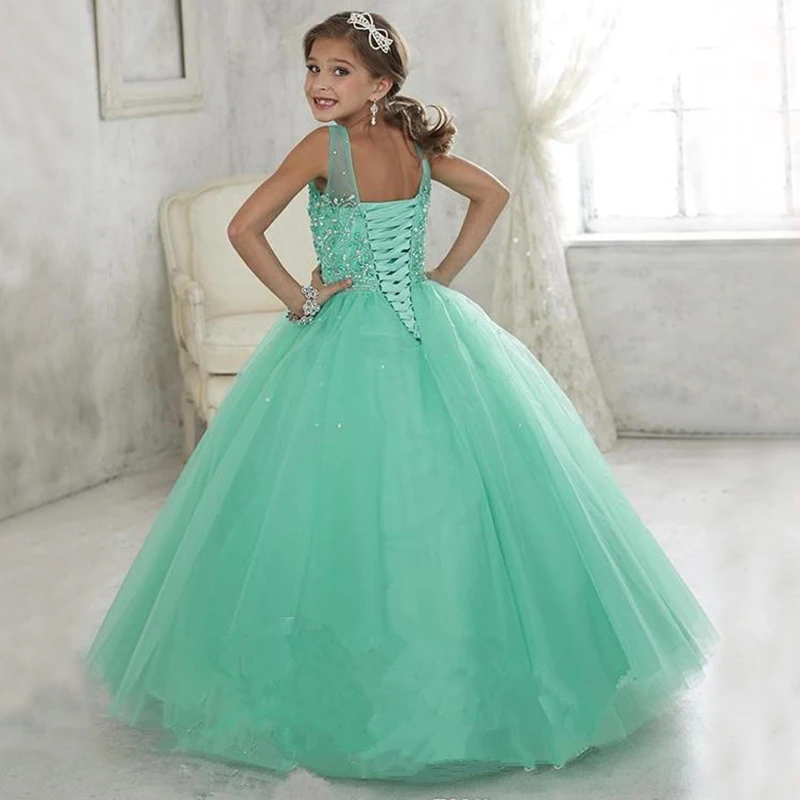 2017-cute-mint-green-little-girls-pageant-dresses-tulle-sheer-crew-neck-beaded-crystals-corset-back-flower-girls-birthday-princess-dresses (2)