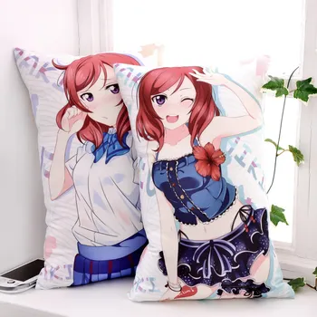 

Japanese Anime Love Live Nishikino Maki Hugging Body Back Pillow Lovelive Cute Cartoon Cushion Plush Fabric