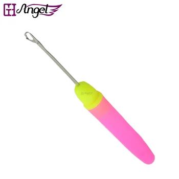 

Wholesale 120pcs Foldable Latch Hook Crochet Needle 15cm Dread Lock Braid Crochet Knitting Tools for Hair Extension Weaaves