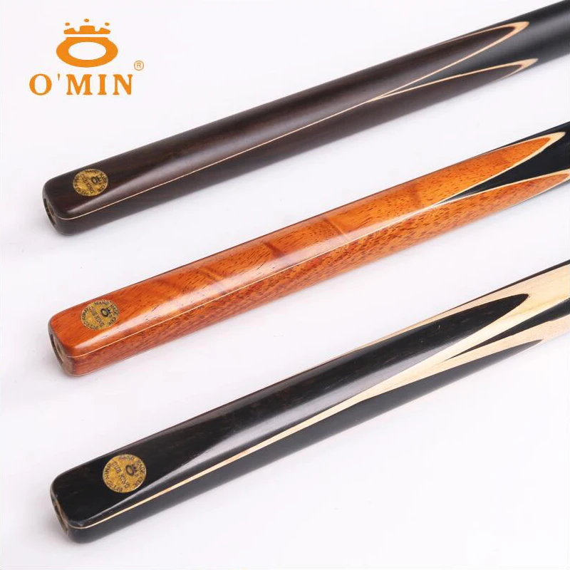 O'min 3/4 Piece Cue Snooker Cue Handmade Billiard Cue Stick with Case