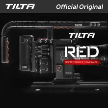 TILTA красный DSMC2 RIG ESR-T02-C для красного ворона/Красного оружия/Красного SCARLET-W 15 мм Клетка система питания верхняя рука опорная пластина SDI вход