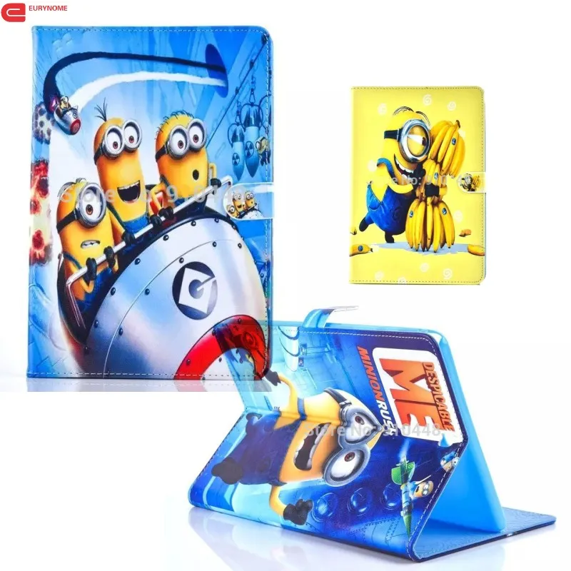Чехол для samsung Galaxy Tab 4 7 0 T230 T231 T235 крышка с персонажами мультфильма Миньоны из