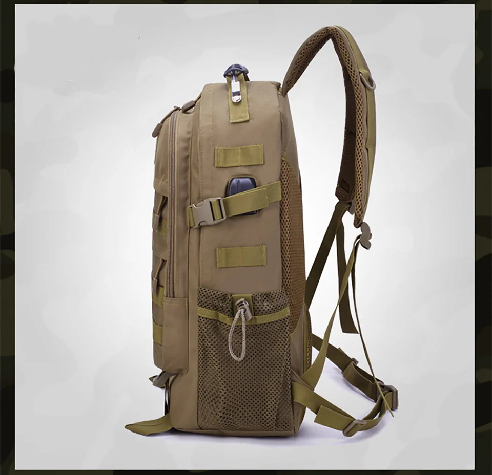 40л Военный Тактический штурмовой пакет рюкзак армейский Molle Водонепроницаемый Ошибка рюкзак для наружного туризма кемпинга охоты заряд отверстие