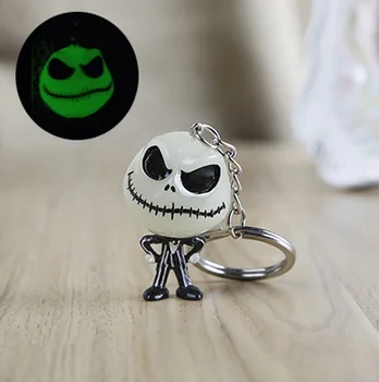 

Wholesale 20pcs cute Halloween luminous skull pendant christmas toys phone straps charms gift keychain pendant free shipping
