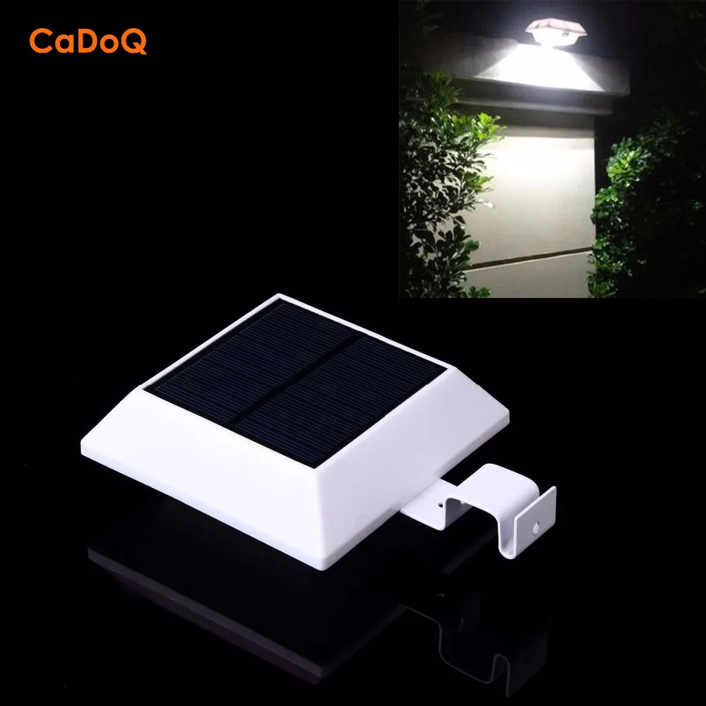 Solar Light 6 LED Outdoor PIR Motion Sensor Gutter Light Wall Yard