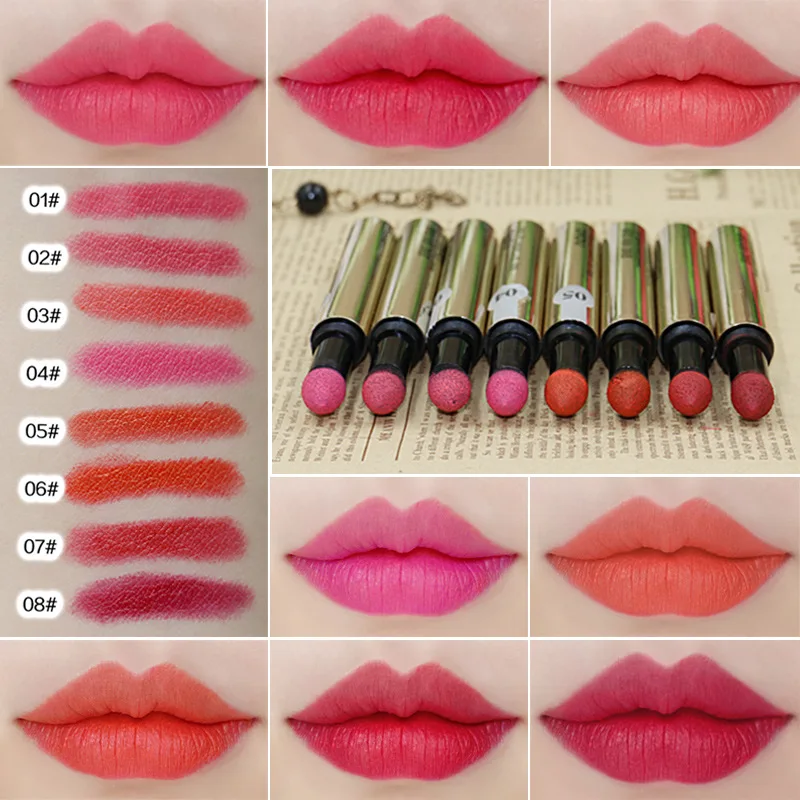 Бренд Novo помада набор labiales дубинки матовый красный макияж губ воздушной подушке